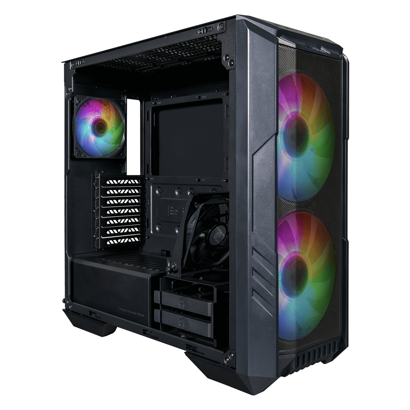 COOLER MASTER HAF 500 ARGB Mid Tower Black Gaming Case COOLER MASTER HAF 500 ARGB Mid Tower Black Gaming Case